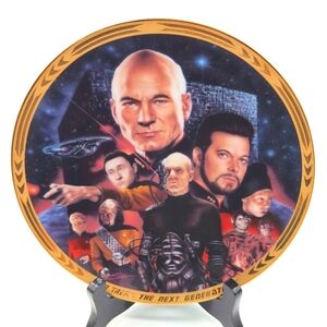 Star Trek: The Next Generation  Plate The Best of Both Worlds 4577H